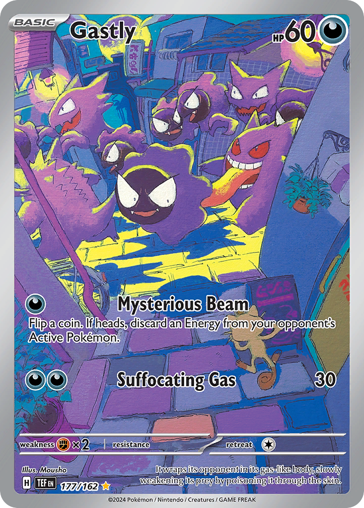 Gastly 177/162 Illustration Rare Temporal Forces NM/M