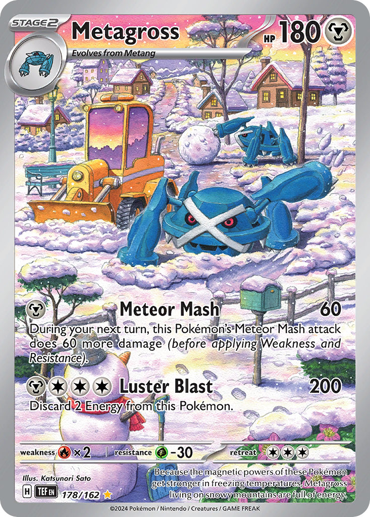 Metagross 178/162 Illustration Rare Temporal Forces NM/M