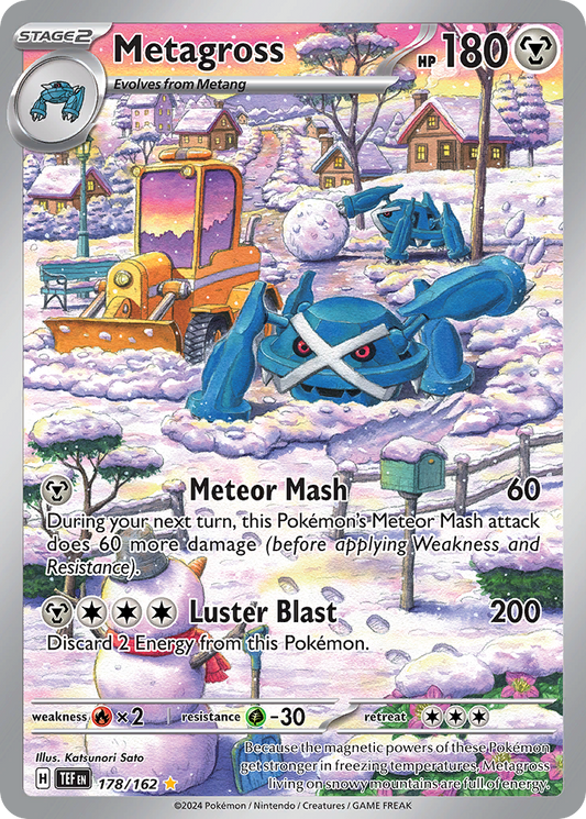 Metagross 178/162 Illustration Rare Temporal Forces NM/M
