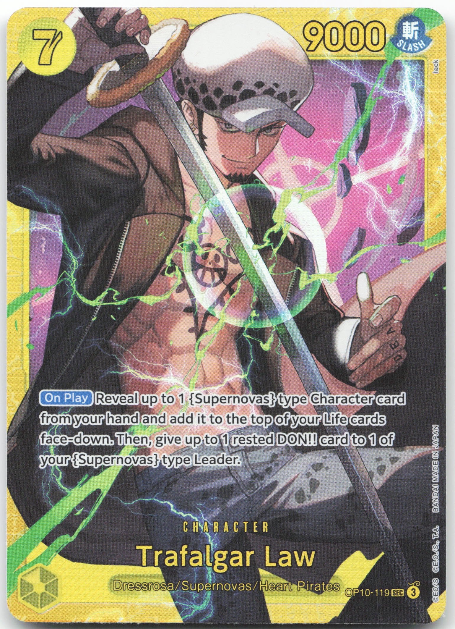 Trafalgar Law (119) SEC Royal Blood OP10-119 NM