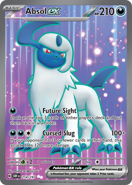 Absol ex 214/197 Ultra Rare Obsidian Flames NM/M