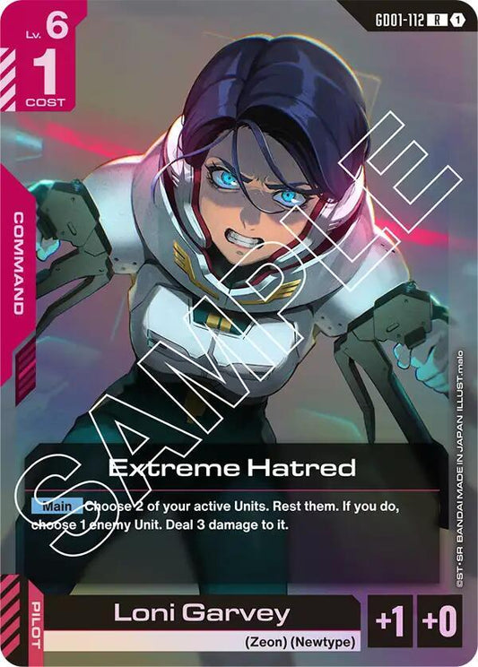 Extreme Hatred GD01-112 R Newtype Rising NM/M