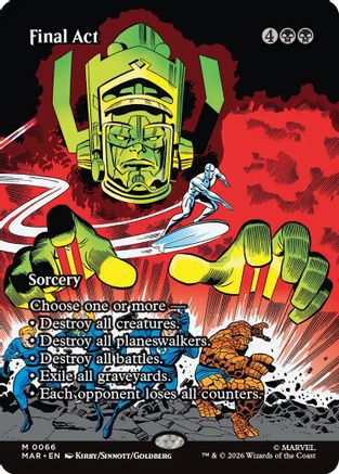 Final Act (Borderless) 66 Mythic Marvel Universe Eternal-Legal NM/M