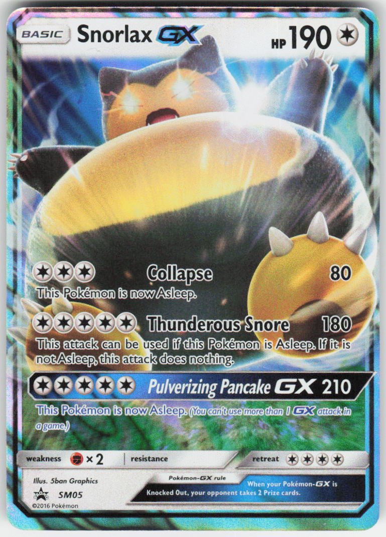 Snorlax GX - Promo SM Promos SM05 NM
