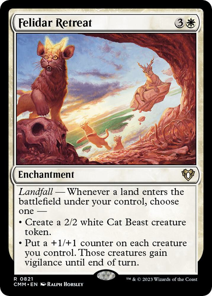 Felidar Retreat 821 Rare Commander Masters NM/M