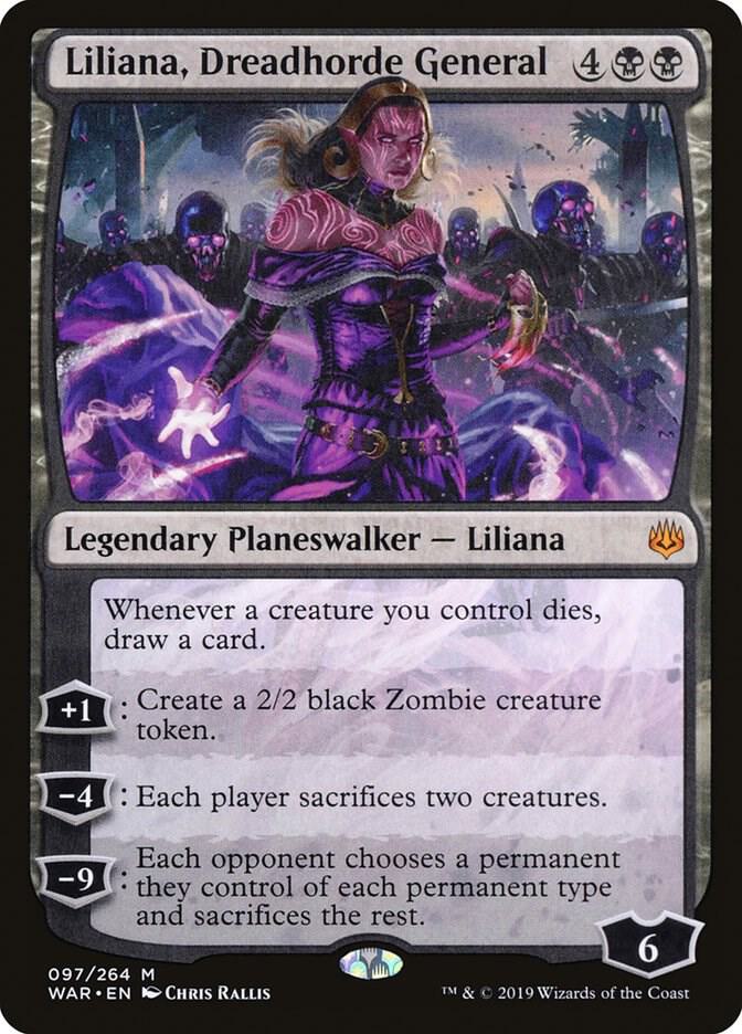 Liliana, Dreadhorde General 97 Mythic War of the Spark NM/M