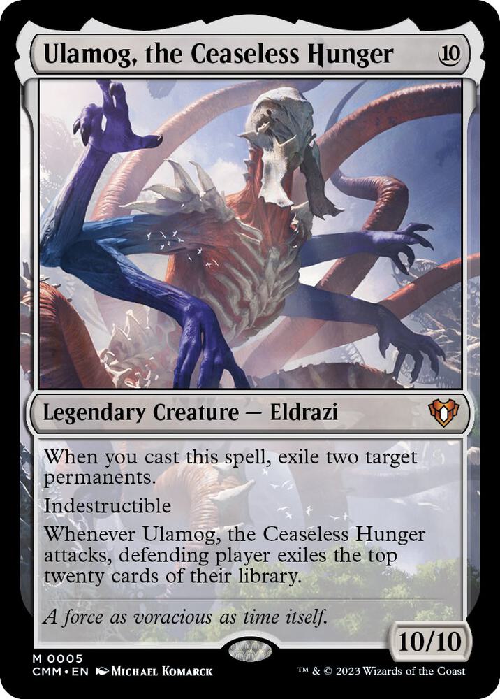 Ulamog, the Ceaseless Hunger 5 Mythic Commander Masters NM/M