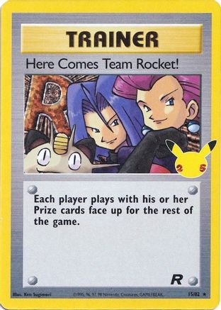 Here Comes Team Rocket! 15/82 Celebrations: Classic Collection Holo NM/M