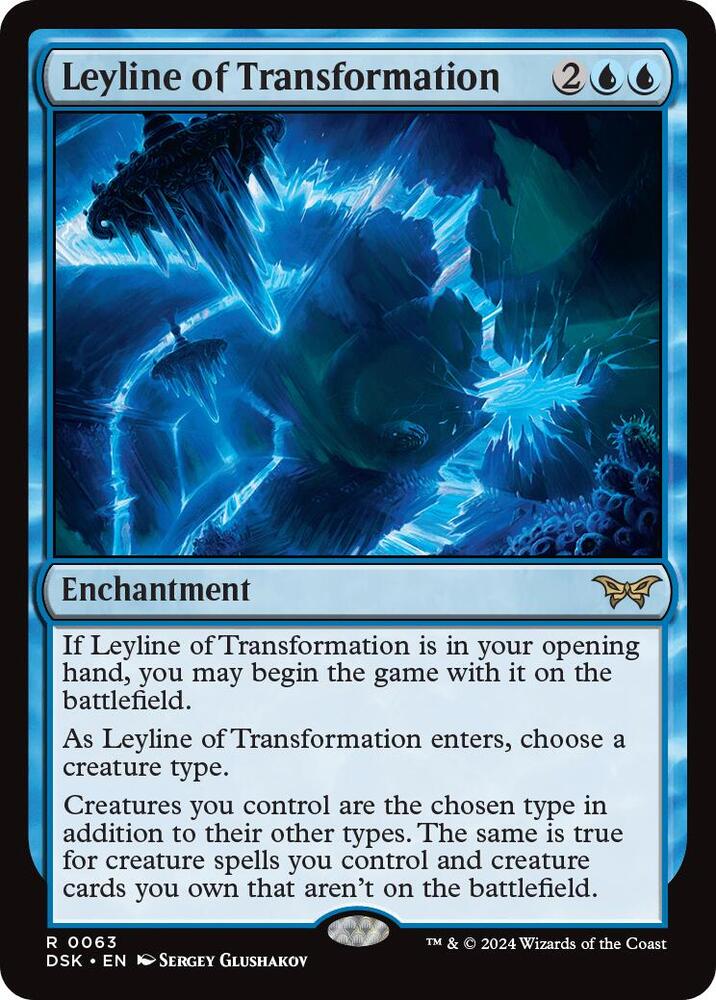 Leyline of Transformation 63 Rare Duskmourn: House of Horror Foil NM/M