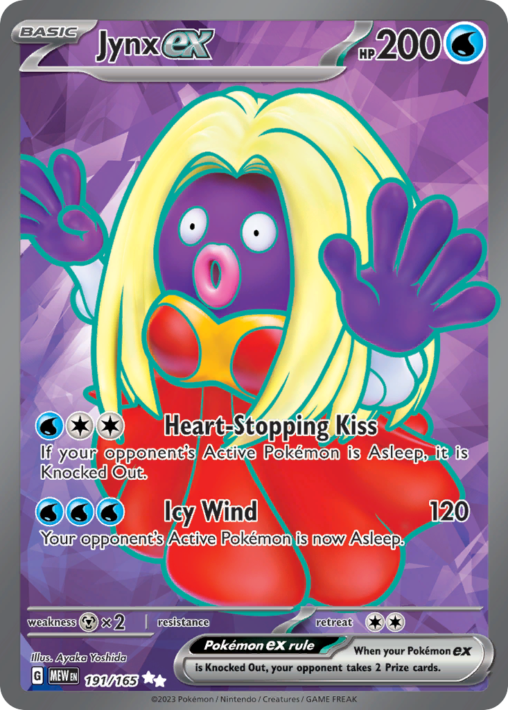 Jynx ex 191/165 Ultra Rare 151 NM/M