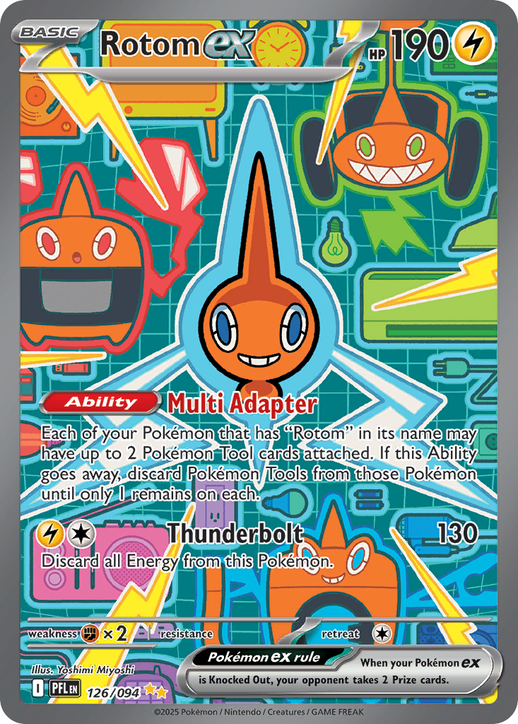 Rotom ex 126/094 Special Illustration Rare Phantasmal Flames NM/M