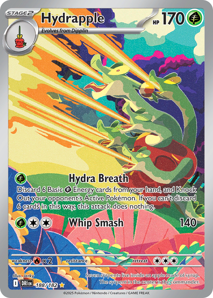 Hydrapple 188/182 Illustration Rare Holo Destined Rivals NM/M
