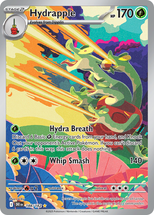 Hydrapple 188/182 Illustration Rare Holo Destined Rivals NM/M