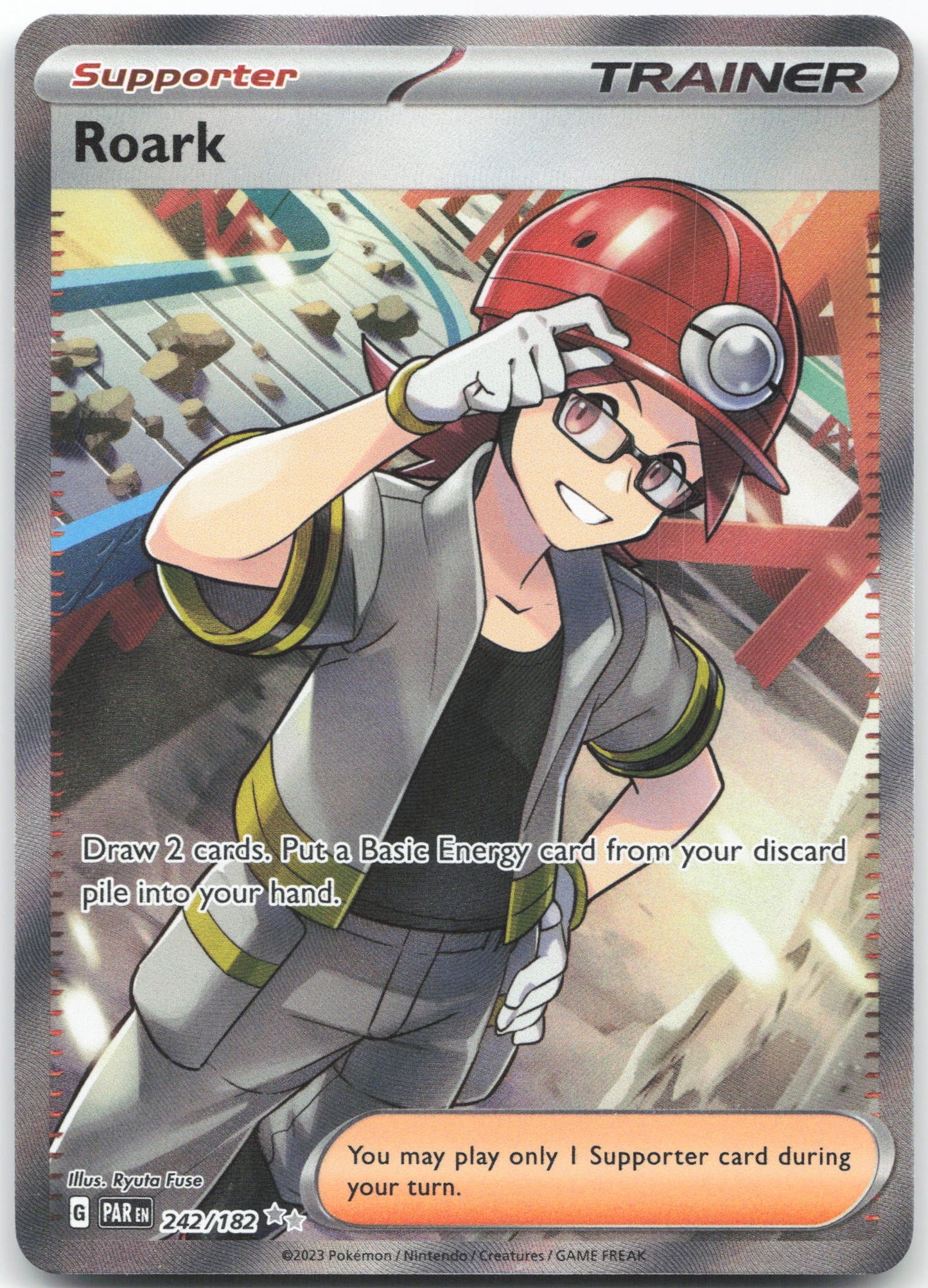 Roark - Ultra Rare SV04: Paradox Rift 242/182 NM