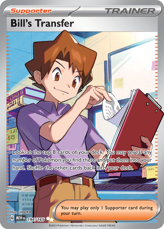 Bill's Transfer 194/165 Ultra Rare 151 NM/M