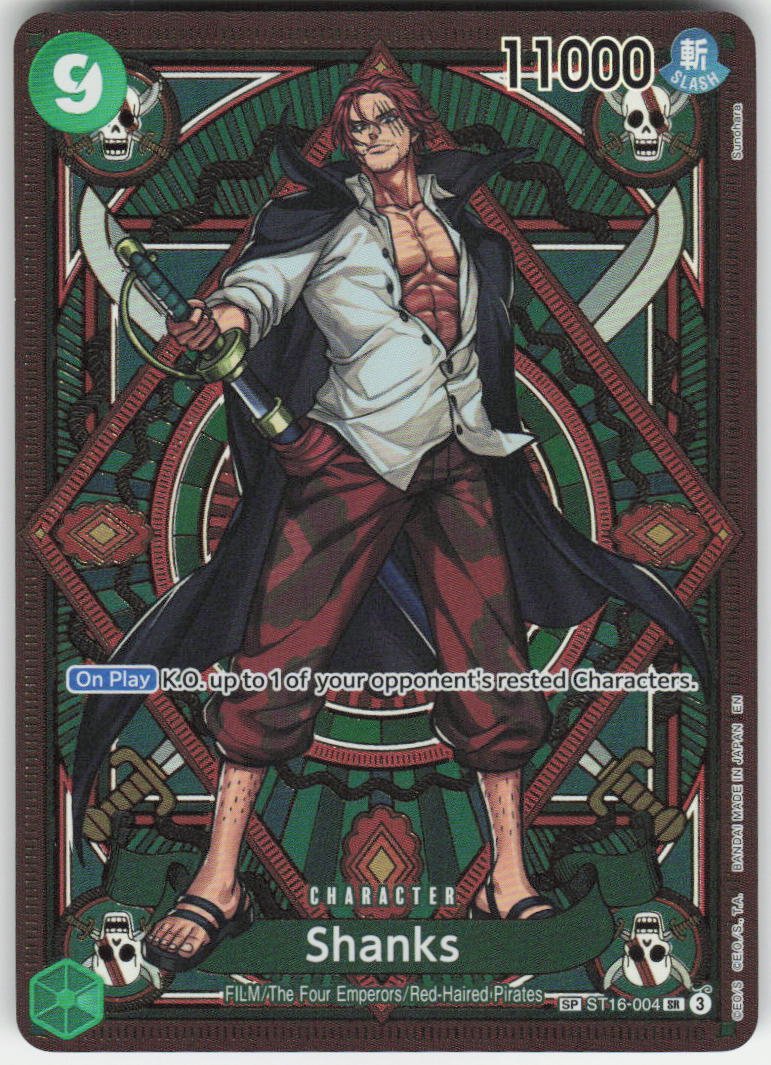 Shanks (SP) SR A Fist of Divine Speed ST16-004 NM