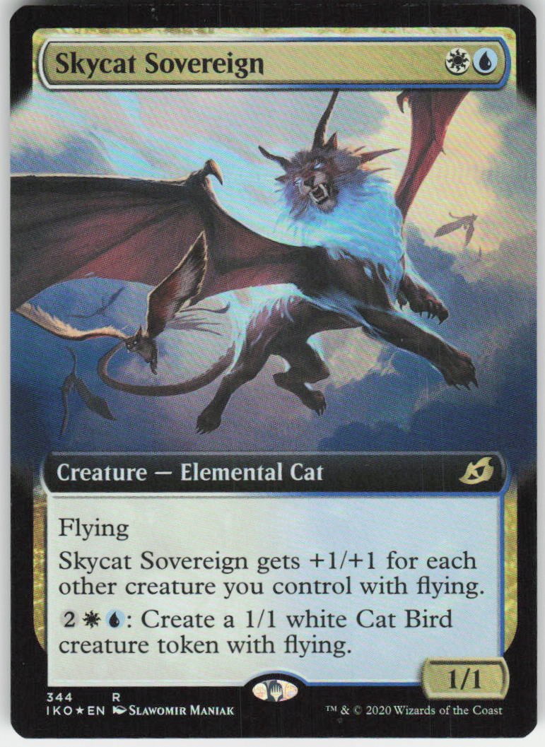 Skycat Sovereign (Extended Art Foil) R Ikoria: Lair of Behemoths 344 NM
