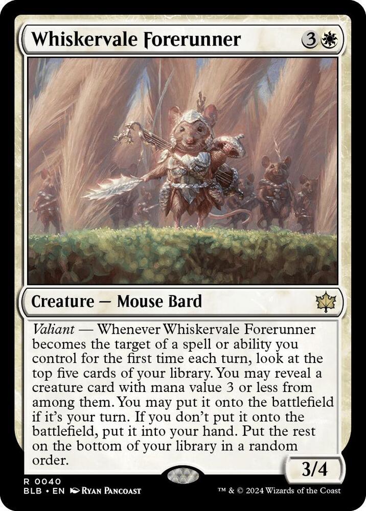 Whiskervale Forerunner 40 Rare Bloomburrow NM/M