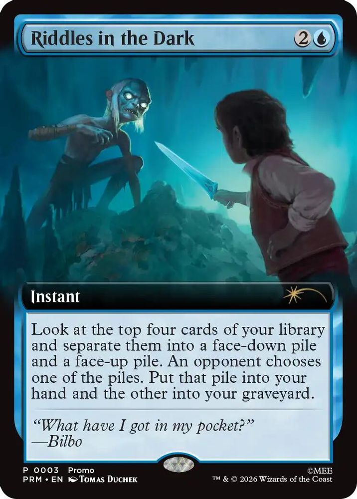Riddles in the Dark (Extended Art) 3 Promo Unique and Miscellaneous Promos NM/M