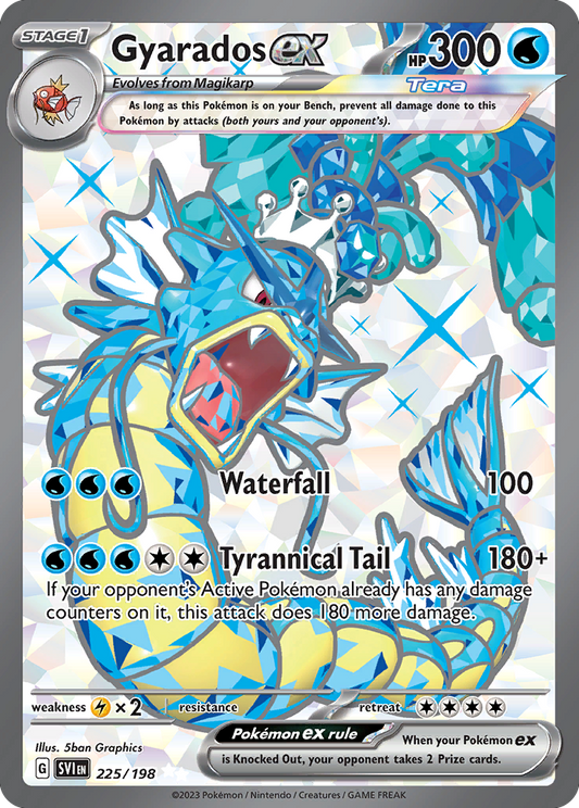 Gyarados ex 225/198 Ultra Rare Scarlet & Violet NM/M