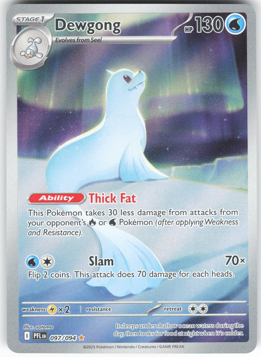 Dewgong - Illustration Rare ME02: Phantasmal Flames 097/094 NM