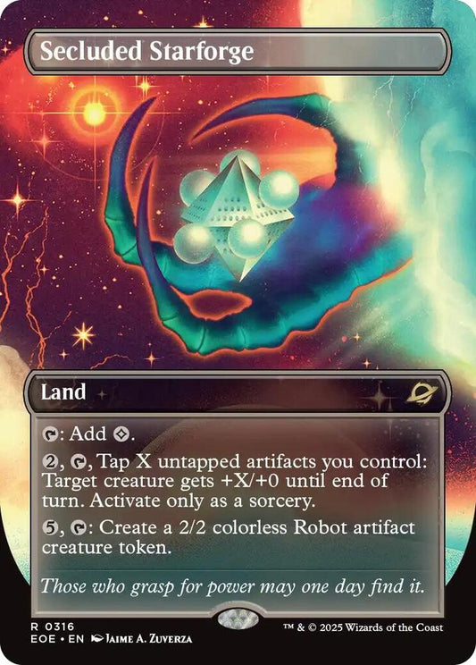 Secluded Starforge (Borderless) 316 Rare Edge of Eternities NM/M