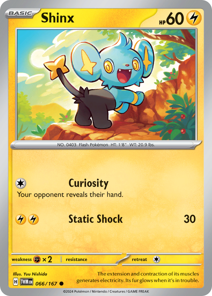 Shinx 066/167 Common Reverse Holo Twilight Masquerade NM/LP