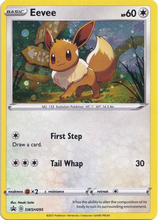 Eevee SWSH095 Promo Sword & Shield Promo Holo NM/M