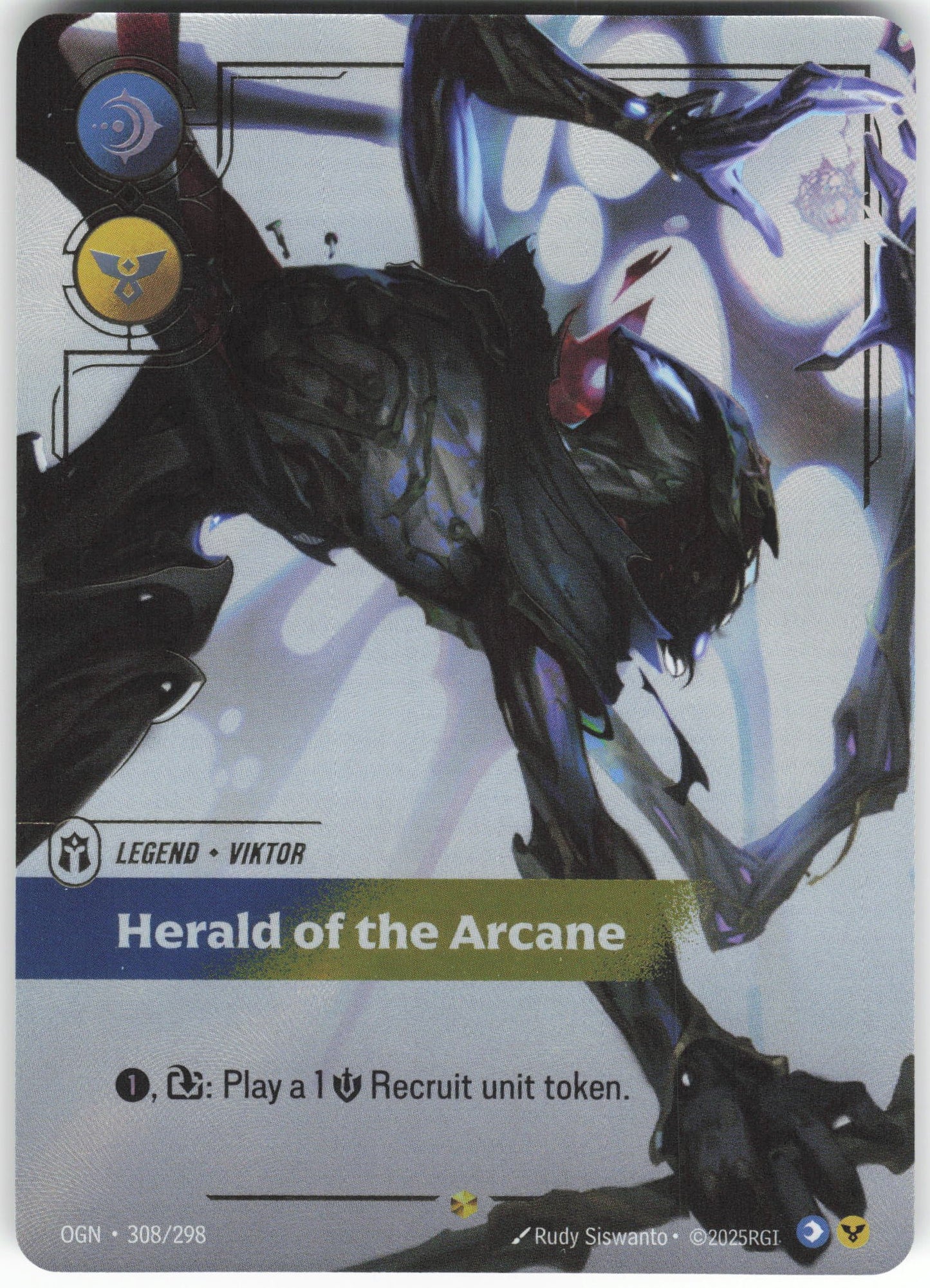 Viktor - Herald of the Arcane (Overnumbered) Showcase Origins 308/298 NM