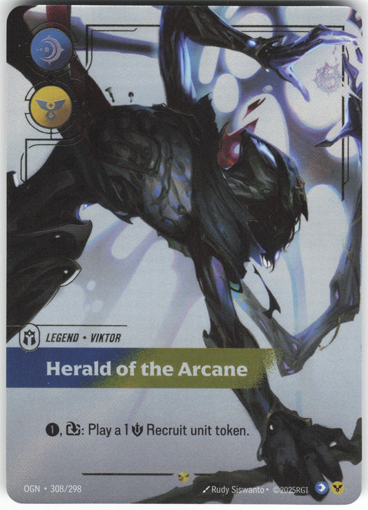 Viktor - Herald of the Arcane (Overnumbered) Showcase Origins 308/298 NM