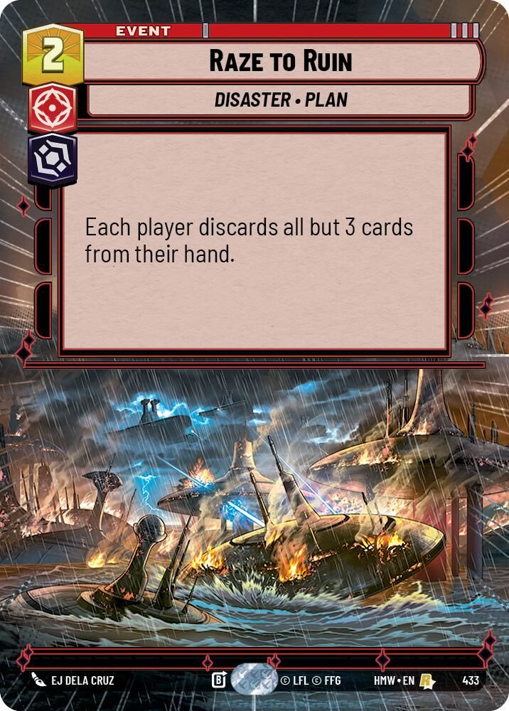 Raze to Ruin (Hyperspace) 433 Rare Homeworlds NM/M