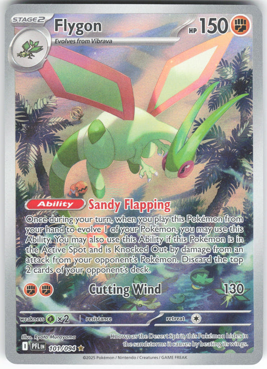 Flygon - Illustration Rare ME02: Phantasmal Flames 101/094 NM