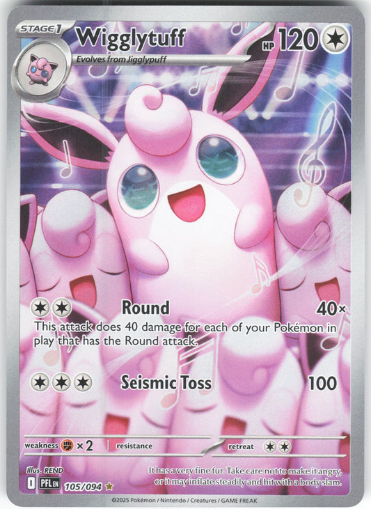 Wigglytuff - Illustration Rare ME02: Phantasmal Flames 105/094 NM