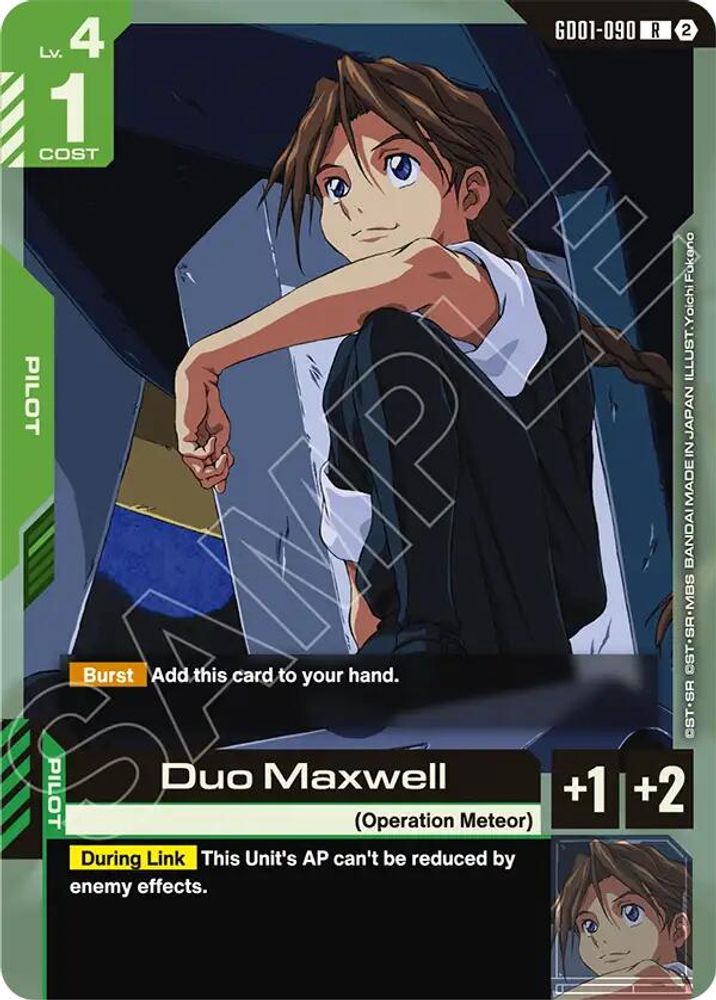 Duo Maxwell GD01-090 R Deck Build Box Freedom Ascension NM/M