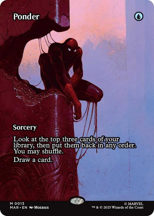 Ponder (Borderless) 13 Mythic Marvel Universe Eternal-Legal NM/M