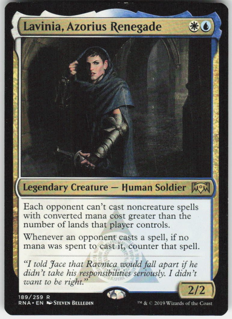 Lavinia, Azorius Renegade R Ravnica Allegiance 189 NM