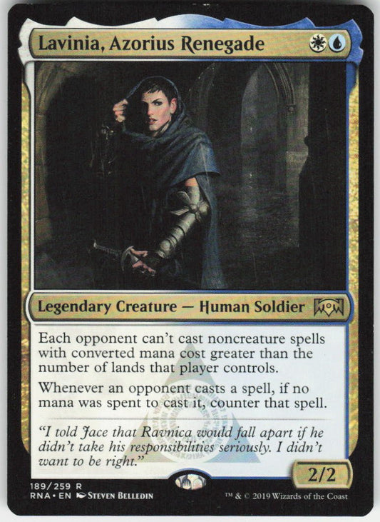 Lavinia, Azorius Renegade R Ravnica Allegiance 189 NM