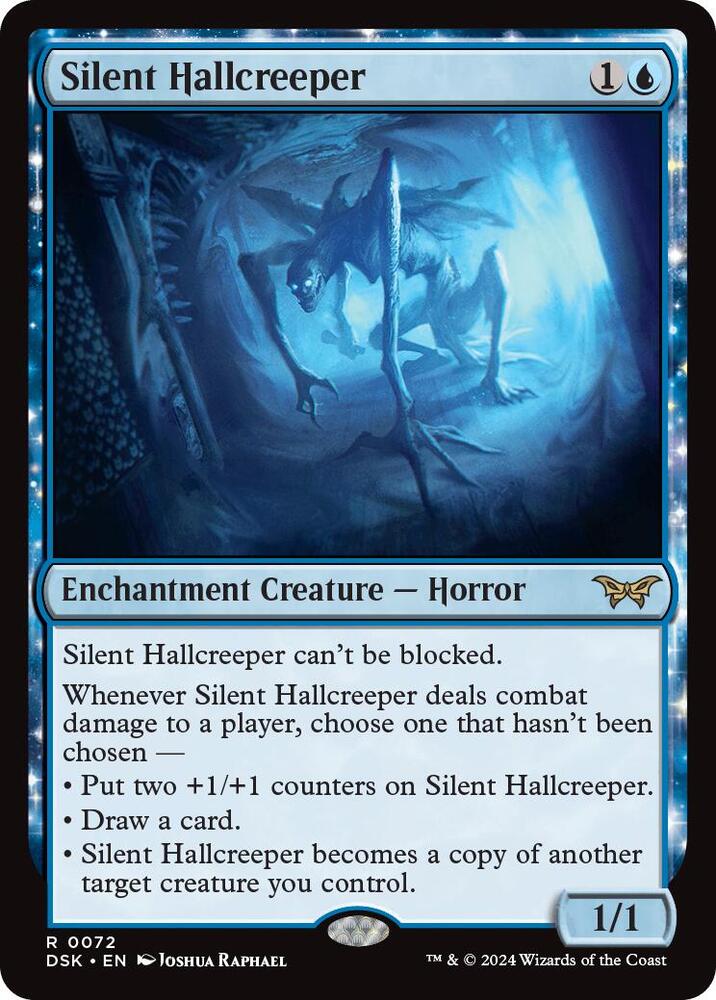 Silent Hallcreeper 72 Rare Duskmourn: House of Horror NM/M