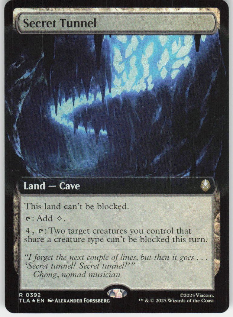 Secret Tunnel (Extended Art Foil) R Avatar: The Last Airbender 392 NM