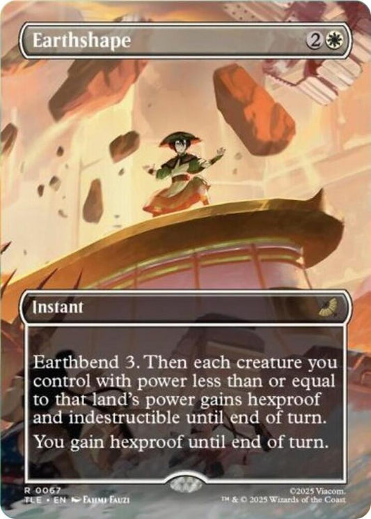 Earthshape (Borderless) 67 Rare Avatar: The Last Airbender: Eternal-Legal NM/M