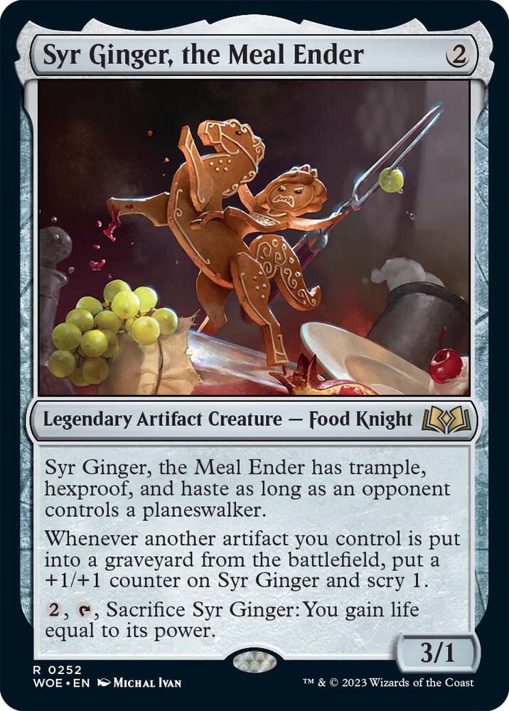 Syr Ginger, the Meal Ender 252 Rare Wilds of Eldraine NM/M