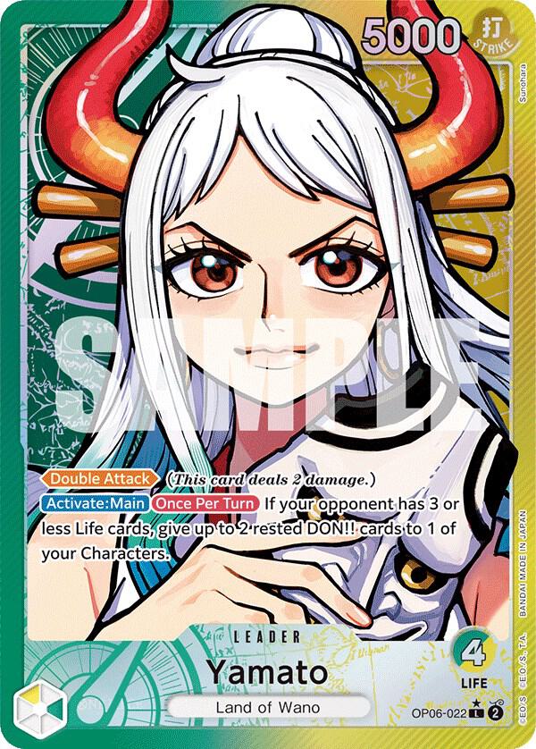 Yamato (Alternate Art) OP06-022 Leader Wings of the Captain NM/M