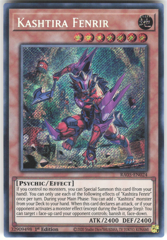 Kashtira Fenrir (Secret Rare) Secret Rare Rarity Collection 5 RA05-EN024 NM
