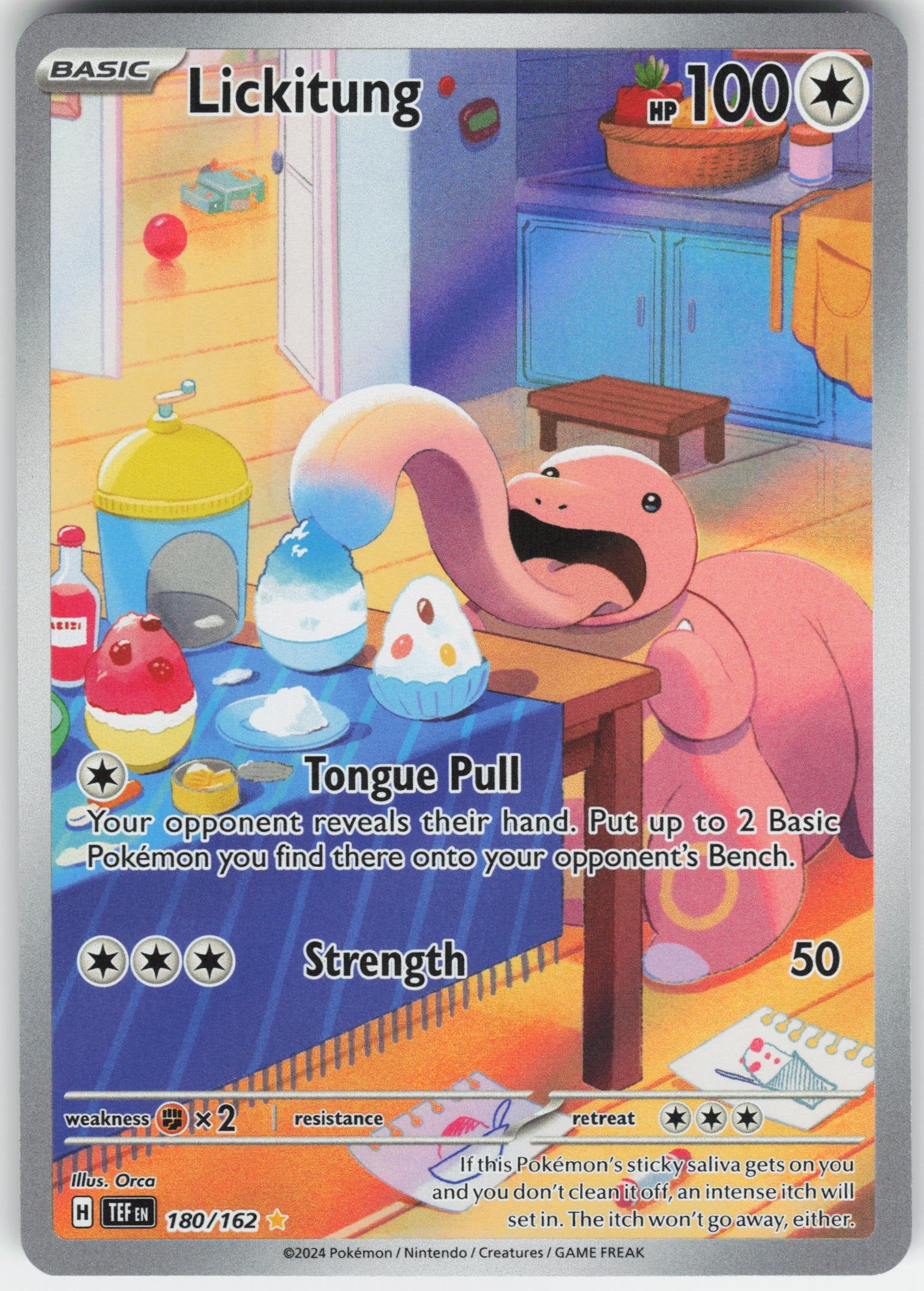 Lickitung - Illustration Rare SV05: Temporal Forces 180/162 NM