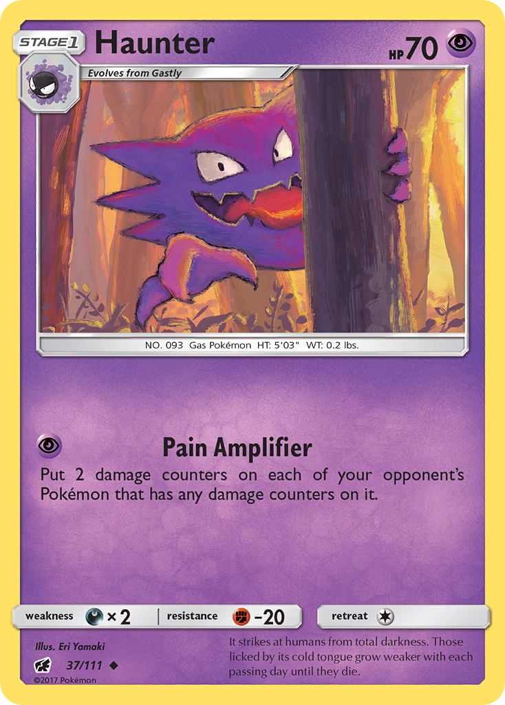 Haunter 37/111 Uncommon Crimson Invasion NM/M