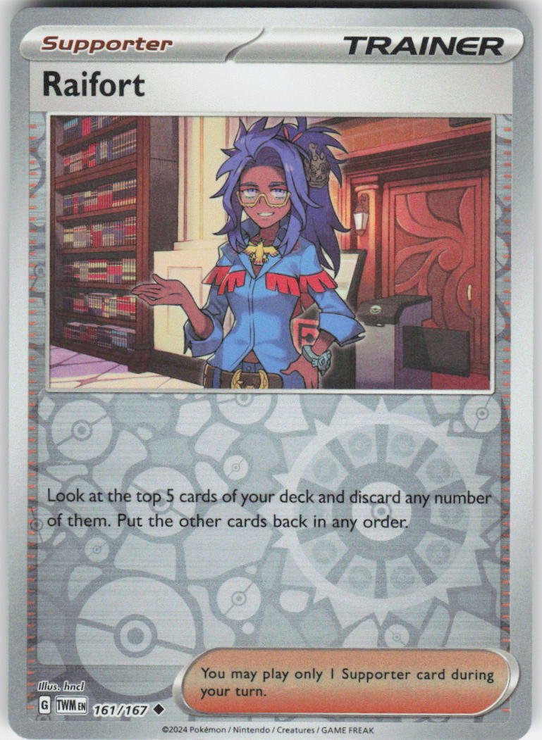 Raifort Uncommon SV06: Twilight Masquerade 161/167 NM Rev Holo