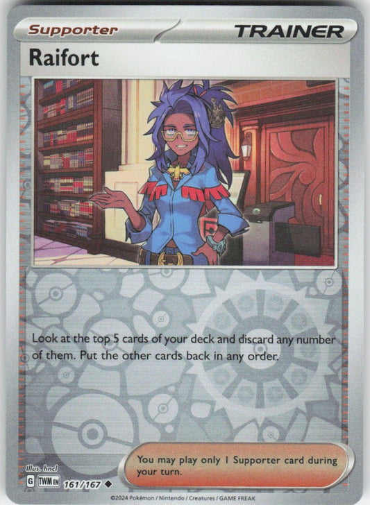 Raifort Uncommon SV06: Twilight Masquerade 161/167 NM Rev Holo