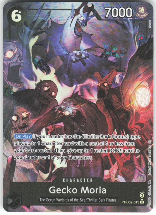 Gecko Moria (Alternate Art) R Premium Booster -The Best- Vol. 2 PRB02-013 NM