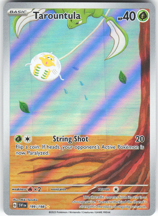 Tarountula - Illustration Rare SV01: Scarlet & Violet Base Set 199/198 NM