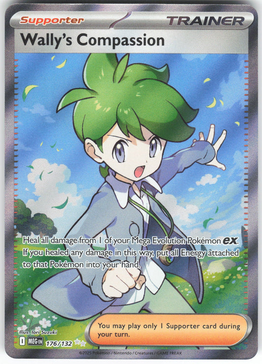 Wally's Compassion - Ultra Rare ME01: Mega Evolution 176/132 NM